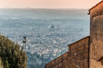 Udsigt til Firenze fra Fiesole - Toscana i Italien