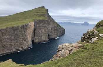Udsigten fra Trælanípan, Vagar, Færøerne