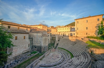 Det romerske teater i Spoleto, Umbrien