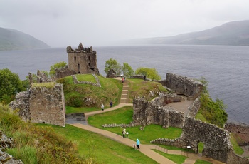 Urquhart Castle ved Loch Ness, Skotland