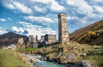 Bjerglandsbyen Ushguli er på UNESCOs Verdensarvsliste - Georgien