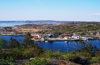 Udsigt fra Carlstes fæstning, Marstrand i Sverige