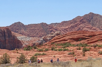 Snow Canyon State Park i Utah, USA