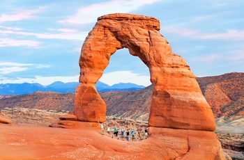 Delicate Arch i Arches National Park, Utah i USA