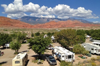 Campingplads St. George KOA i Utah - USA