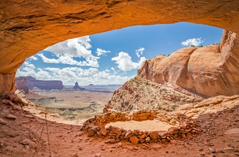 Udsigtspunkt i Canyonlands National Park i Utah, USA