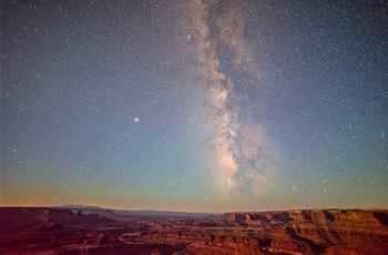Stjernehimmel over Dead Horse Point State Park i Utah - USA
