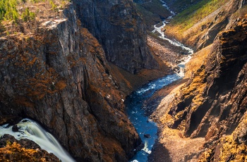 Vandfaldet Vøringsfossen i Norge