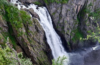 Vandfaldet Vøringsfossen i Norge