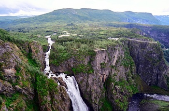 Vandfaldet Vøringsfossen i Norge