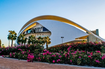 Kunstarternes og videnskabernes by i Valencia, Spanien