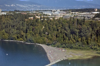 Wreck Beach nær Vancouver, Canada