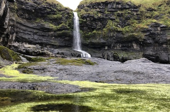 Vandfald i Mikladalur på Kalsoy