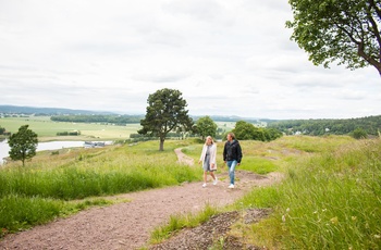 Vandretur på Slotsfjeldet i Tønsberg, Norge - Foto VisitVestfold