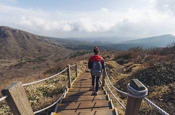 Vandring på Hallasan-bjerget på Jeju-øen - Sydkorea