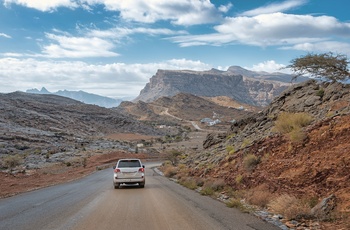 Vej mod Jabal Akhdar-bjergene, Oman