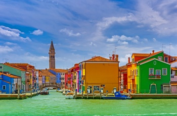 Farverige Burano, Venedig