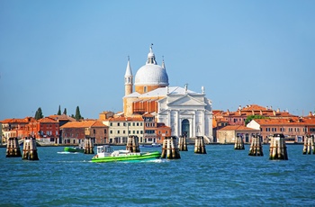 Kirken Basilica del Santissimo på øen Giudecca ved Venedig