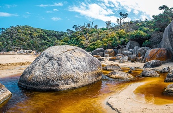 Kyststrækning i Wilsons Promontory National Park - Victoria