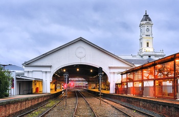 Den gamle togstation i Ballarat, Victoria i Anstralien