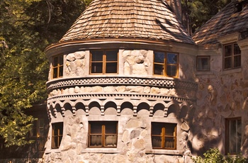 Vikingsholm i Emerald Bay, Lake Tahoe - Californien