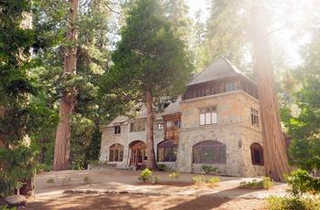 Vikingsholm i Emerald Bay, Lake Tahoe - Californien