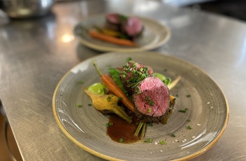 Villa Gransholm - Hovedret på restauranten