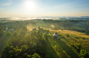 Albemarle Country midt i Virginia - USA