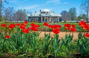 Monticello i Charlottesville - Virginia i USA