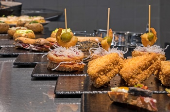 Pintxos i det nordlige Spanien