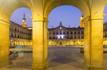 Plaza Espana i byen Vitoria-Gasteiz - Baskerlandet og det nordlige Spanien