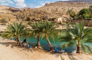 Wadi Bani Khalid kløften i Oman