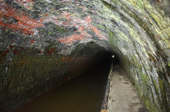 Wales - Chirk aqueduct på Llangollen kanalen