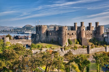 Wales - Conwy Castle ned til Menai Strait