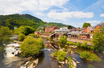 Wales - byen Llangollen der har givet kanalen sit navn