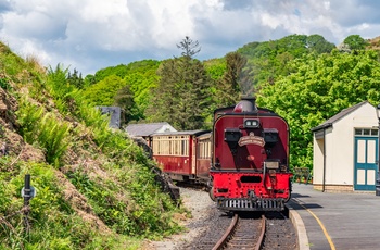 Wales - damplokomotivet Gelert Explorer på Welsh Highland Railway