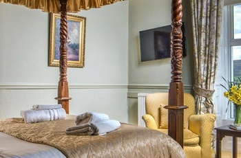 Wales - dejligt værelse på The Manor Hotel