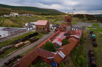 Wales - den tidligere kulmine Big Pit ved Blaenavon