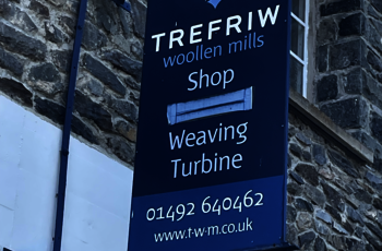 Wales - her er Trefriw Wollen Mills