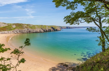 Wales - smukt ser der ud ved Barafundle Beach