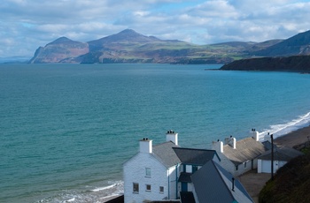 Wales - udsigt over Llyn halvøen ved Porthdinllaen