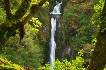 Wales - vandfaldet ved Devils Bridge