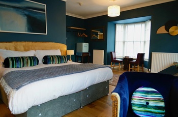 Wales, Aberaeron - været The Old Liberary på Arosfa Guest House