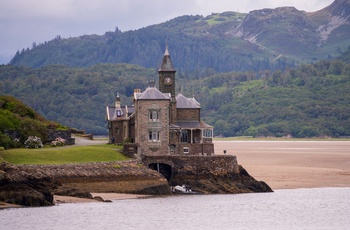 Wales, Barmouth - det victoriansk hus The Clock House opført af familien Lowe i 1865