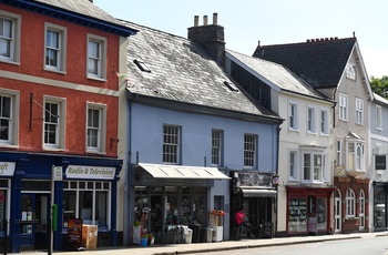 Wales, Brecon - gadebillede i byen Brecon (Foto - Cymru Wales Crown Copyright)
