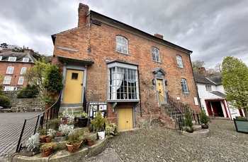 Wales, Montgomery - sødt hus i byen (Foto - Cymru Wales Crown Copyright)