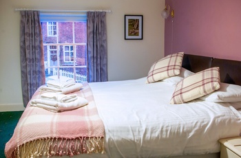 Wales, Montgomery - superior room på the Dragon hotel