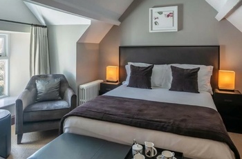 Wales, St Davids - det dejlige værelse Court på Penrhiw Priory