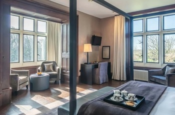 Wales, St Davids - det dejlige værelse Garden på Penrhiw Priory