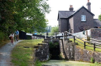 Wales, Welshpool - slusehus ved Montgomery Canal (Foto - Cymru Wales Crown Copyright)